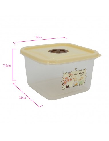 安妮兔方型4入保鮮盒 2302 櫻花