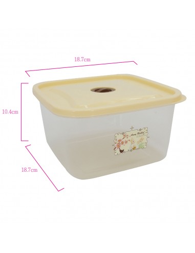 安妮兔方型4入保鮮盒 2302 櫻花