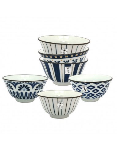 松村窯手造翻邊6碗