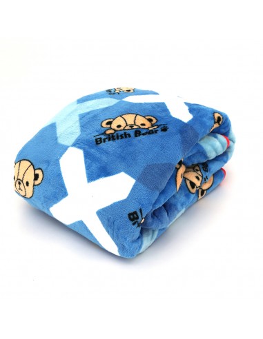 英國熊雙面複合法蘭絨毯150*180(OPP)