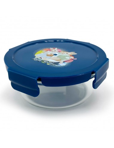 安妮兔圓形耐熱玻璃保鮮盒-650ml