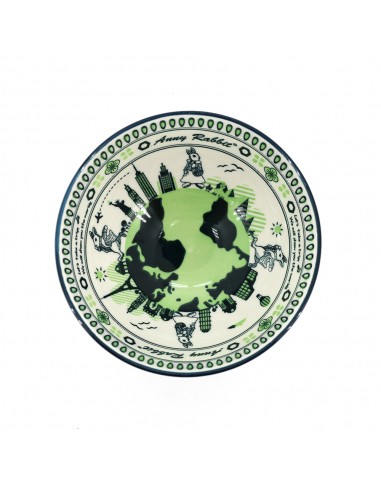 安妮兔環遊世界陶瓷碗2入(盒裝)