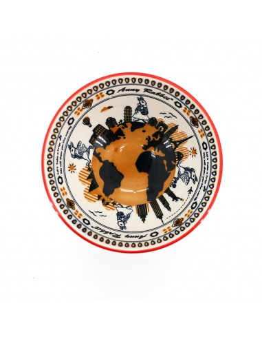 安妮兔環遊世界陶瓷碗4入(盒裝)