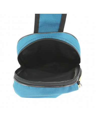 英國熊台製迷彩拼接單肩包-藍綠