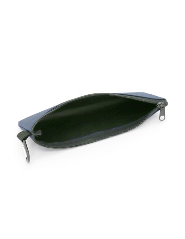 台製藍色布包餐具袋-提耳+扣環