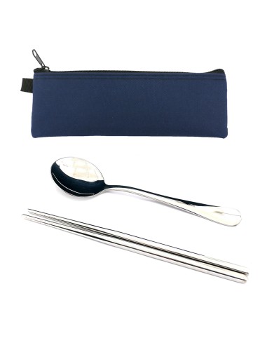 19cm提耳隨身餐具包-B (圓湯匙)