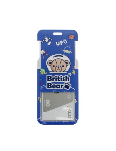 英國熊伸縮票卡夾組-B