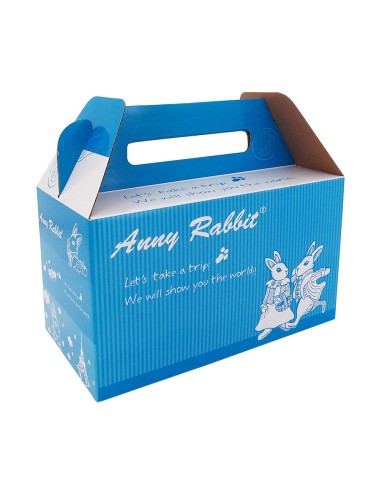 安妮兔保鮮蓋碗650ml繡球花三入禮盒