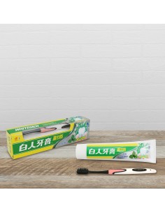 白人牙膏160G+牙刷
