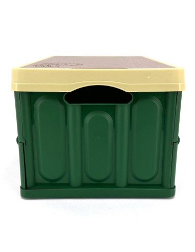 英國熊木紋桌摺疊收納箱50L