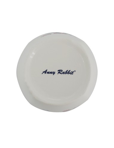 安妮兔方型二碗二匙