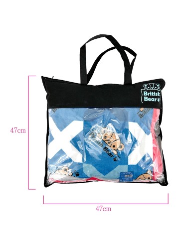 英國熊雙面複合法蘭絨毯150*180(OPP)