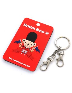 英國熊票卡夾-紅 (PP袋) 2