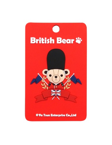 英國熊票卡夾-紅 (PP袋)