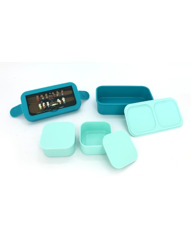 LOU露小熊雙層日式便當盒