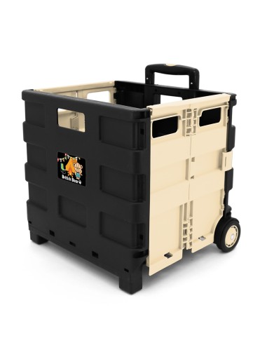 英國熊折疊購物推車-棕