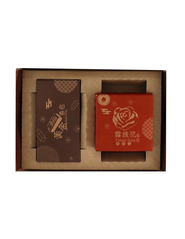 霧錢花禮盒-2入(1金1花)