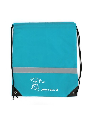 英國熊反光束口背包