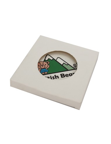 英國熊珪藻土杯墊-登山(盒裝)