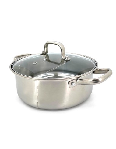 GU-040 26CM 304不鏽鋼鴛鴦鍋