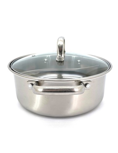 GU-040 26CM 304不鏽鋼鴛鴦鍋