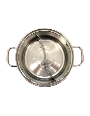 GU-040 26CM 304不鏽鋼鴛鴦鍋