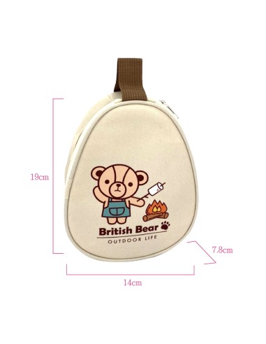 英國熊戶外餐具四件組