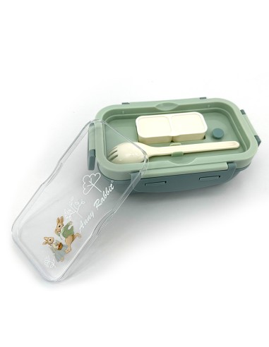 安妮兔三格輕食便當盒-盒裝