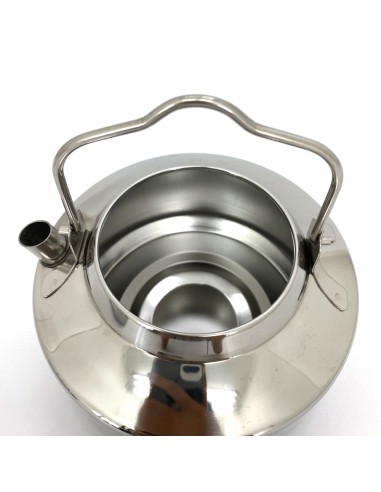 英國熊不鏽鋼露營茶壺1.2L附收納袋