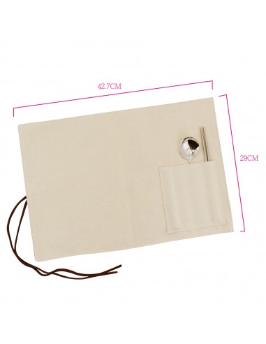 安妮兔棉布餐具袋+不 鏽鋼筷匙