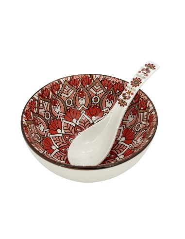 松村窯波西米亞6碗6匙