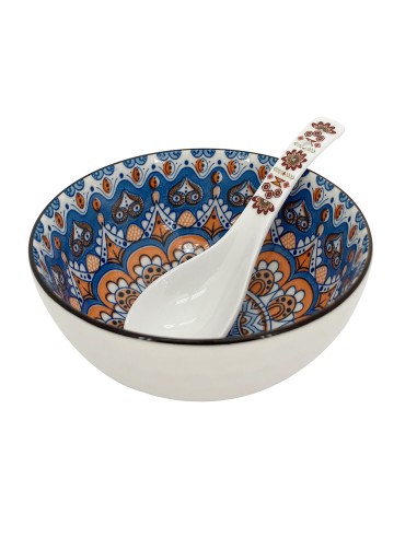 松村窯波西米亞6碗6匙