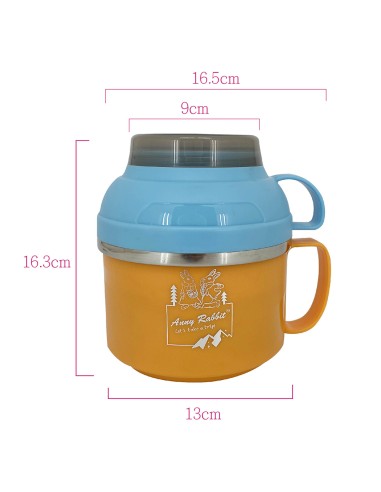 安妮兔雙層泡麵多用蓋碗1470ml