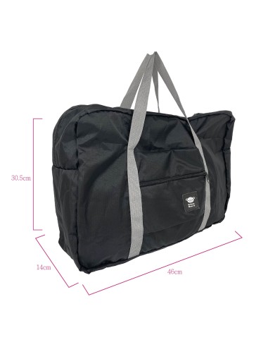 英國熊攜帶旅行袋-黑