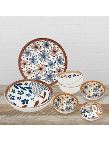 松村窯日式簡約6碗2盤