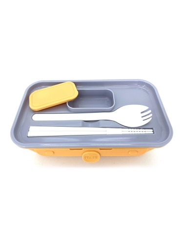 英國熊按壓日式便當盒