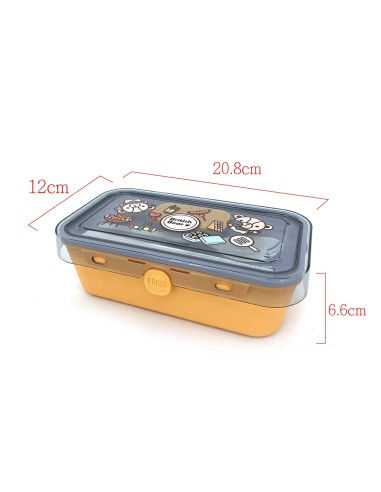 英國熊按壓日式便當盒