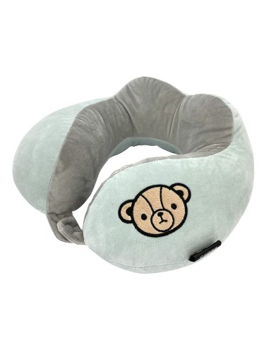 英國熊甜甜圈造型頸枕