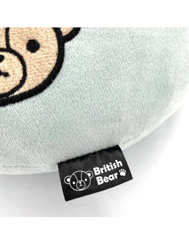 英國熊甜甜圈造型頸枕