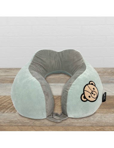英國熊甜甜圈造型頸枕