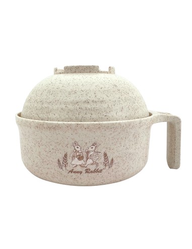 安妮兔小麥稈泡麵碗4件組-收成