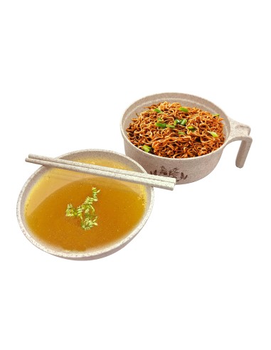 安妮兔小麥稈泡麵碗4件組-收成