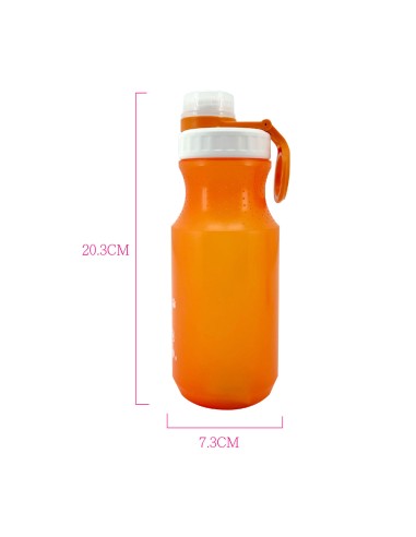 英國熊環保隨身瓶600ml-橘