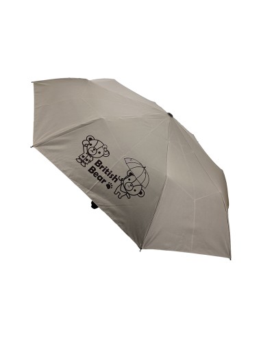 英國熊自動開收摺疊傘-奶茶