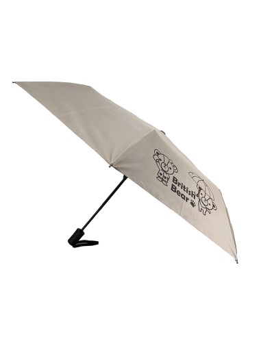 英國熊自動開收摺疊傘-奶茶