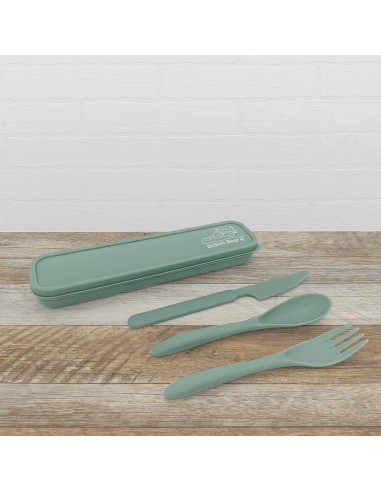 英國熊隨身餐具三件組 (盒裝)