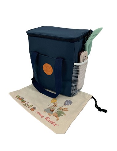 安妮兔簡約直式揹提保冰袋