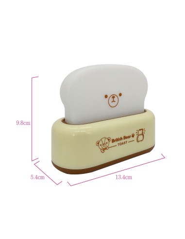 英國熊可愛吐司無極小夜燈