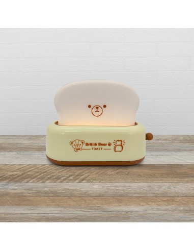 英國熊可愛吐司無極小夜燈