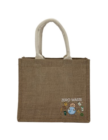 英國熊黃麻環保購物袋